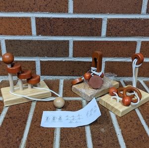 Brainteaser Games - Set of 3 - NIB